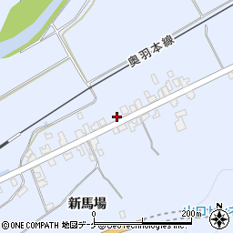 秋田県湯沢市下院内新馬場191周辺の地図