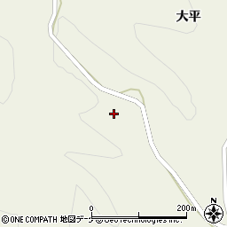 岩手県一関市大東町沖田小平谷30-4周辺の地図