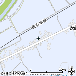 秋田県湯沢市下院内新馬場200周辺の地図