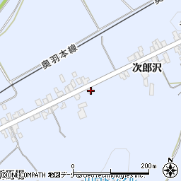 秋田県湯沢市下院内新馬場155周辺の地図