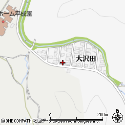 秋田県湯沢市小野大沢田138-4周辺の地図