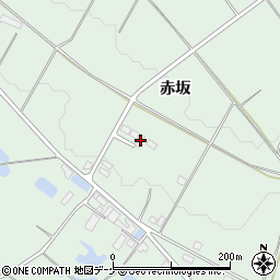 岩手県奥州市前沢赤坂257-5周辺の地図