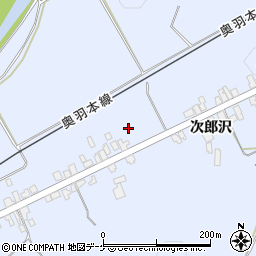 秋田県湯沢市下院内新馬場2周辺の地図