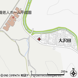秋田県湯沢市小野大沢田200-3周辺の地図