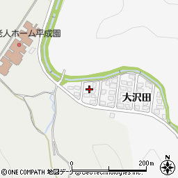 秋田県湯沢市小野大沢田200-5周辺の地図