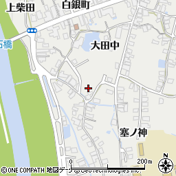 秋田県湯沢市横堀大田中15周辺の地図