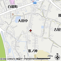 秋田県湯沢市横堀大田中61周辺の地図