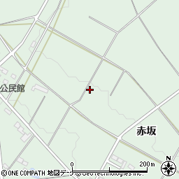 岩手県奥州市前沢赤坂周辺の地図