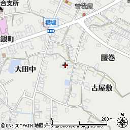 秋田県湯沢市横堀大田中76周辺の地図