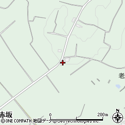 岩手県奥州市前沢赤坂129-8周辺の地図