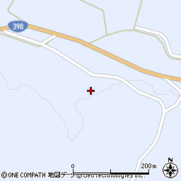秋田県湯沢市皆瀬蒲沢58周辺の地図