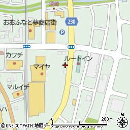 幸楽苑大船渡店周辺の地図