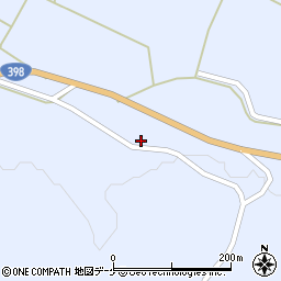 秋田県湯沢市皆瀬蒲沢周辺の地図