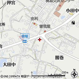 秋田県湯沢市横堀小田中112周辺の地図