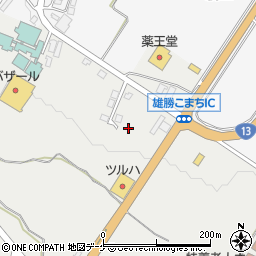 秋田県湯沢市横堀中屋敷周辺の地図