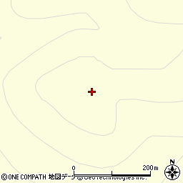 向鞍山周辺の地図