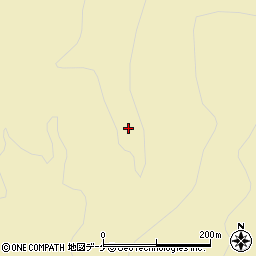 秋田県湯沢市高松明戸山周辺の地図