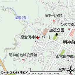 岩手県大船渡市大船渡町明神前147-4周辺の地図