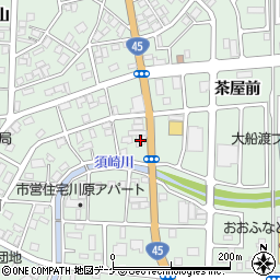 北日本銀行大船渡支店 ＡＴＭ周辺の地図