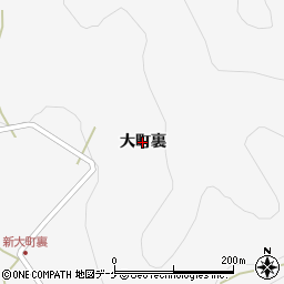 岩手県一関市大東町猿沢（大町裏）周辺の地図