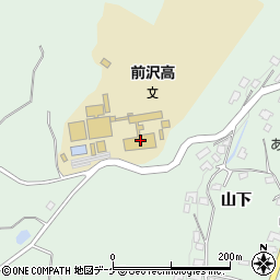 岩手県立前沢高等学校周辺の地図