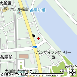 大船渡タクシー　事務所周辺の地図