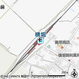 横堀駅周辺の地図