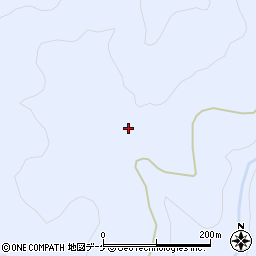 秋田県湯沢市皆瀬（滑坂）周辺の地図