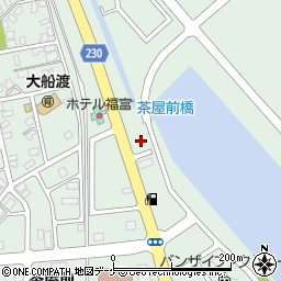 養老乃瀧　大船渡店周辺の地図