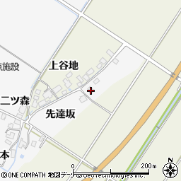 秋田県湯沢市小野先達坂32周辺の地図