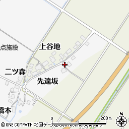 秋田県湯沢市小野先達坂32-1周辺の地図