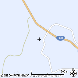 秋田県湯沢市皆瀬吉ケ沢周辺の地図