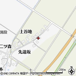 秋田県湯沢市小野先達坂32-4周辺の地図