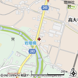 岩手県奥州市前沢古城千刈田63周辺の地図