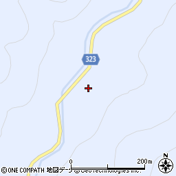 秋田県湯沢市皆瀬上生内28-1周辺の地図