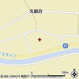 秋田県湯沢市高松久根合187周辺の地図