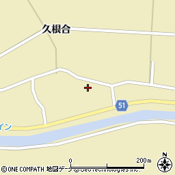 秋田県湯沢市高松久根合191周辺の地図