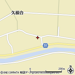 秋田県湯沢市高松久根合193周辺の地図