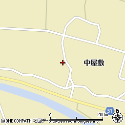 秋田県湯沢市高松中屋敷16周辺の地図