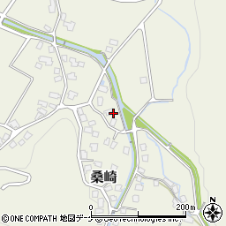 秋田県湯沢市桑崎御返事周辺の地図
