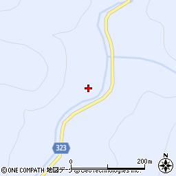 秋田県湯沢市皆瀬上生内62周辺の地図