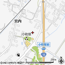 秋田県湯沢市小野小町周辺の地図