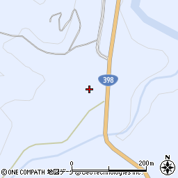 秋田県湯沢市皆瀬二ツ石87周辺の地図