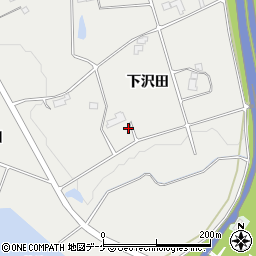 岩手県奥州市胆沢小山下沢田185周辺の地図