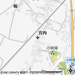 秋田県湯沢市小野（宮内）周辺の地図
