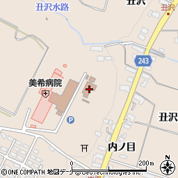 前沢老人福祉センター周辺の地図