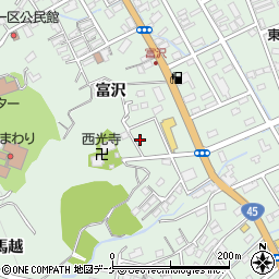 富沢公園周辺の地図