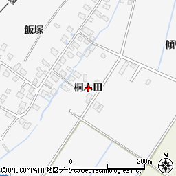 秋田県湯沢市小野（桐木田）周辺の地図