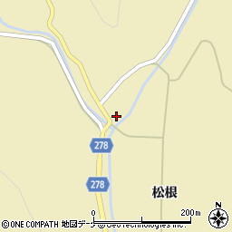秋田県湯沢市上院内大沢前40周辺の地図