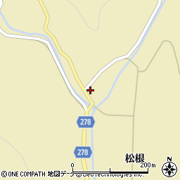 秋田県湯沢市上院内大沢前41周辺の地図